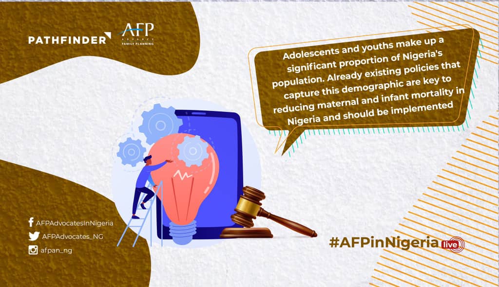 Makintamie's tweet photo. One of the strategic objectives of the #FP Blueprint for 2020-2024 is to improve national and subnational policy environments for the #FP with a special focus on youths. #AFPinNigeria continues to advocate to govt at all level to align with the objectives
#SMAFPNG
@PathfinderInt https://t.co/ZJH9sQSYS5