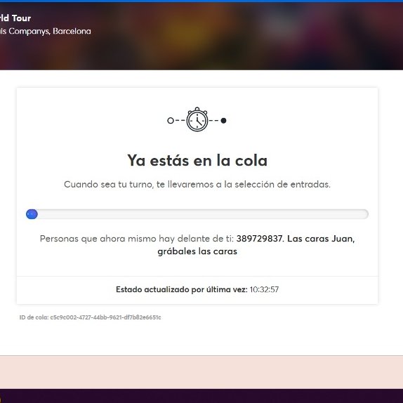 Increíble lo de Ticketmaster con Coldplay en Barcelona, es que ni se cortan: