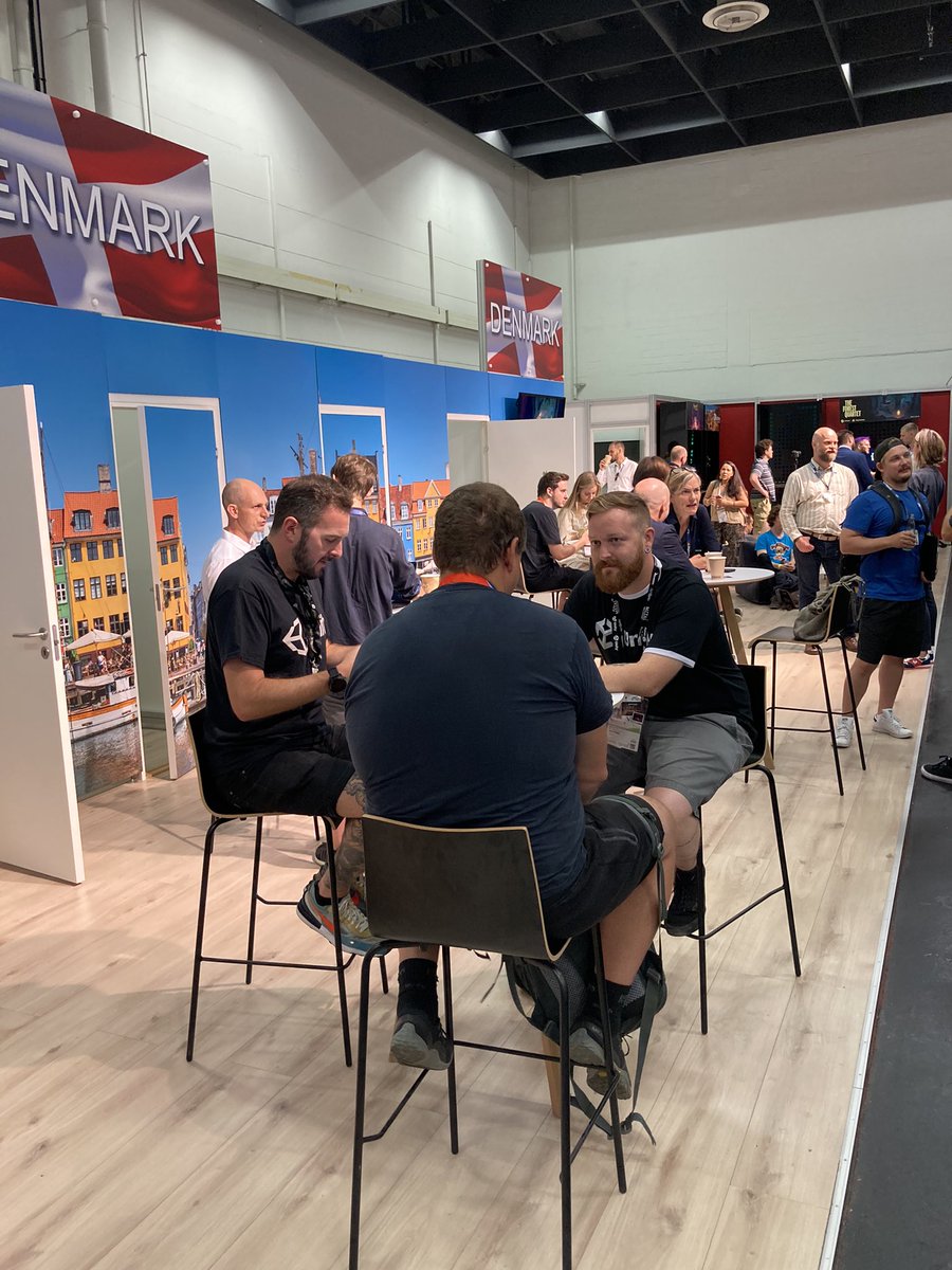 It’s good to be back at #gamescom2022 with the danish delegation - what an incredible vibe! #dkgame
