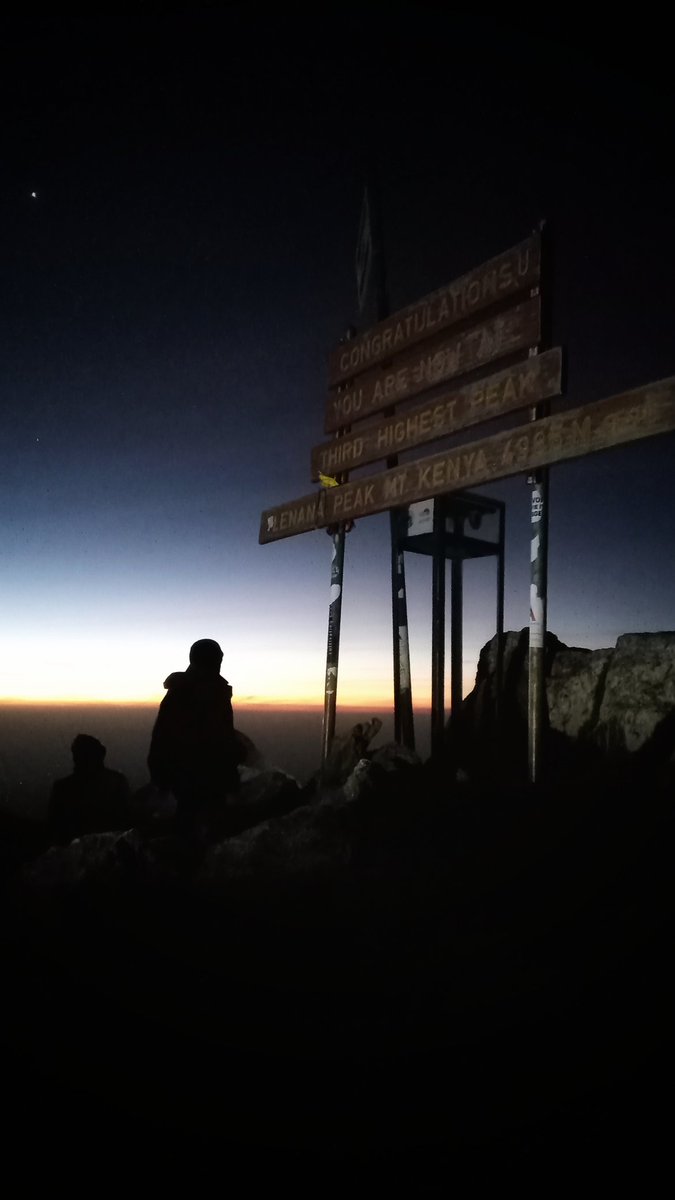 Not a Bad Way to Start Your Morning, On top of Mt Kenya Lenana Peak.
GET THERE WITH CONFIDENCE STARTS AT 
spikytours.com

#mtkenya #summitclimb #mountains  #kenyatravel #adventure #summit #sunrise #goldenhour #travelkenya #kenyasafaris #hiking #beautifuldestinations