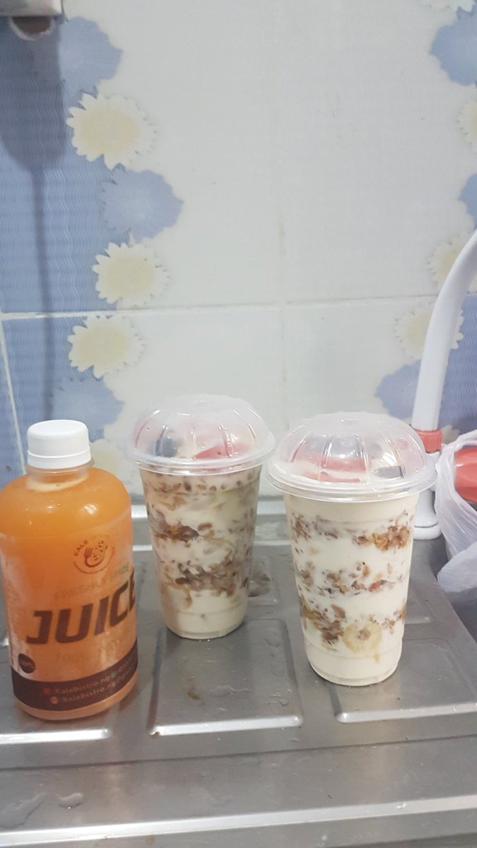 KaleBistro's tweet photo. A yummy delight!
 We are beaming with daily nutrients. That’s our promise to you. Pure and refreshing.
PIC 1&amp; 2: Berry parfait and Pine Blast Juice
PIC 3:Berry Parfait and Beet YO Smoothie. 
For preorder, kindly send a DM to 09030792545 on WhatsApp
#phtwittercommunity https://t.co/vr6yK6F0iT