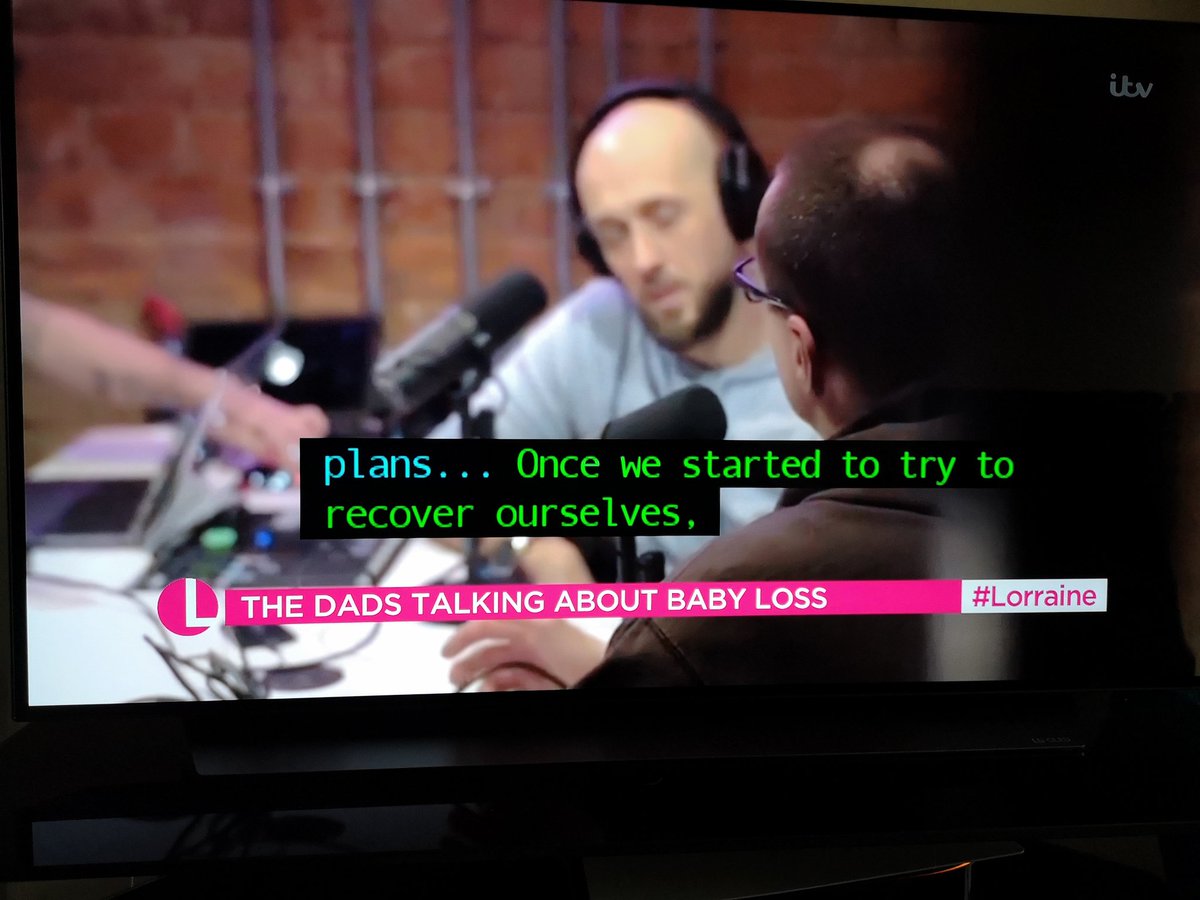 Gillian Rudd (@gillianrudd) on Twitter photo Watching Ryan, Matt and Dan from <a href="/stillparentspod/">Still Parents Podcast</a> talking about dads' experiences of #BabyLoss and <a href="/LilyMae_UK/">Lily Mae Foundation</a> on the <a href="/lorraine/">Lorraine</a> show on <a href="/ITV/">ITV</a> β€οΈ Watching Ryan, Matt and Dan from <a href="/stillparentspod/">Still Parents Podcast</a> talking about dads' experiences of #BabyLoss and <a href="/LilyMae_UK/">Lily Mae Foundation</a> on the <a href="/lorraine/">Lorraine</a> show on <a href="/ITV/">ITV</a> β€οΈ