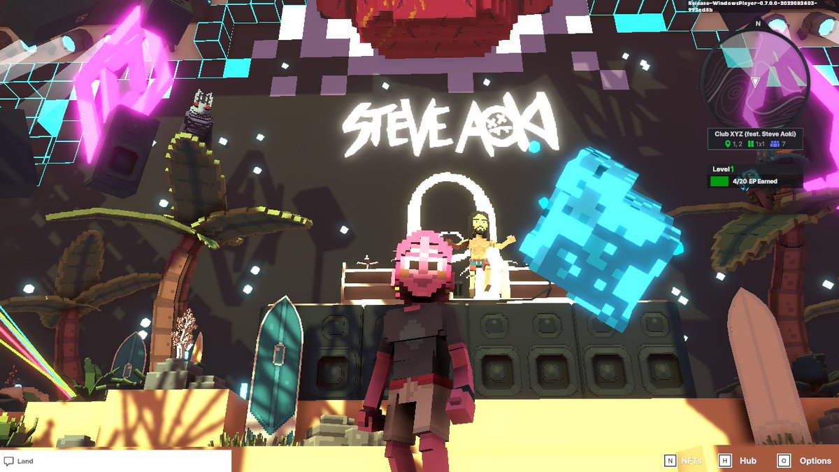 LinWomes's tweet photo. @TheSandboxGame @steveaoki I just participated in the #SandboxAlphaS3Giveaway for a chance to win 500 SAND! On stage with Steve Aoki, check out my screenshot below!
👇 https://t.co/y1jeWAXZXk