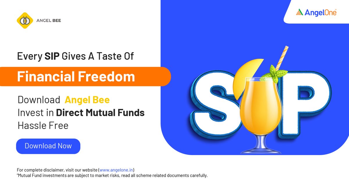AngelOne's tweet photo. Get Financial Freedom with Angel Bee's #DirectMutualFunds!
#AngelOne #AngelOneForAll #SmartOneRepublic #Investing #MutualFunds #StockMarket #SIP #Trading #FinancialFreedom https://t.co/GGtITtqgHj