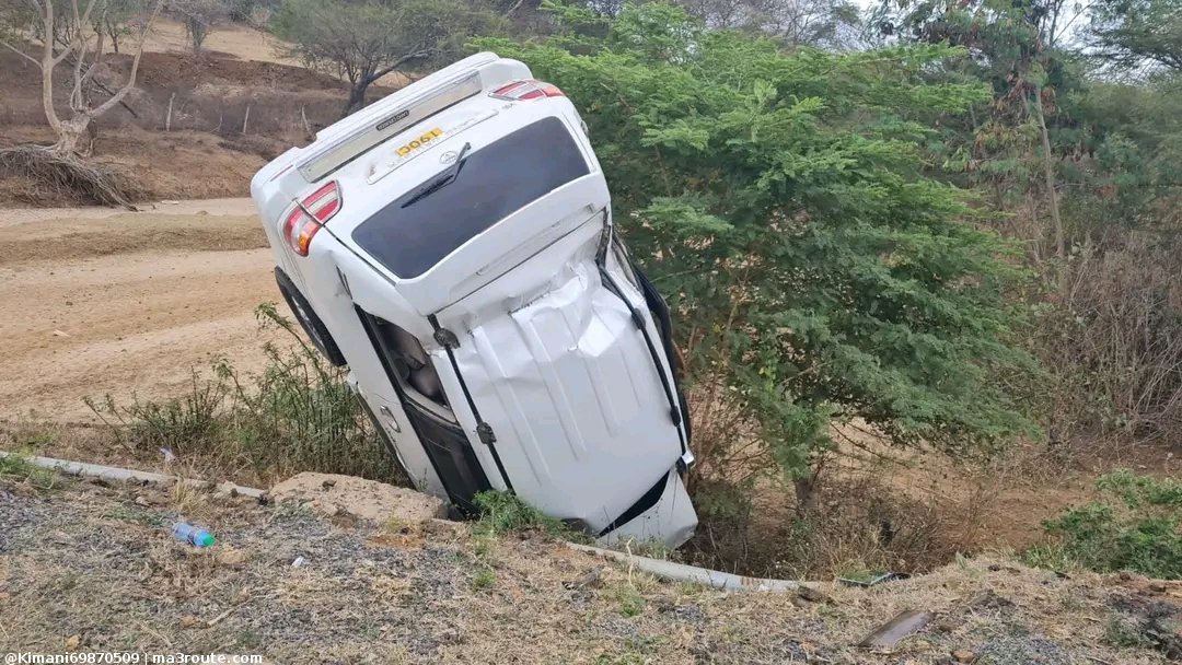 a3Route's tweet photo. 11:49 Governor Elect Mutula Kilonzo Jnr Car involved in nasty accident in Makueni.  https://t.co/Nk1G5ZDLzK via @Kimani69870509