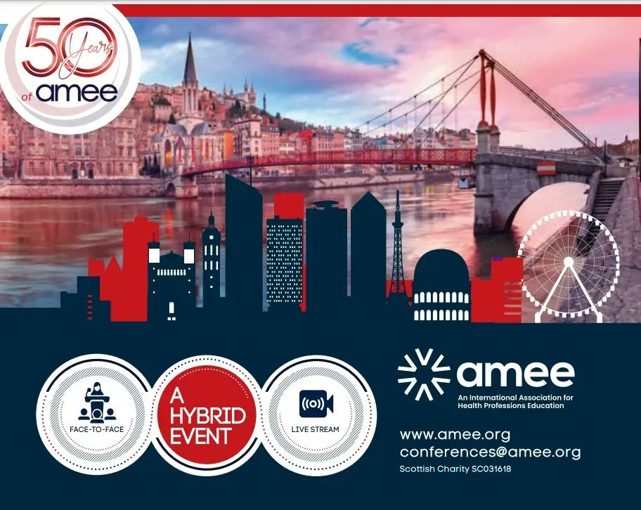 UoDMedicine's tweet photo. Our Centre for Medical Education staff are exhibiting at the OTTAWA &amp; AMEE 2022 conference taking place in Lyon, France from 27 - 31 August. Find them at booth N16 and say hello if you're there. https://t.co/oE0h7jtVPQ  #AMEE2022 https://t.co/QGZsVRt1eQ