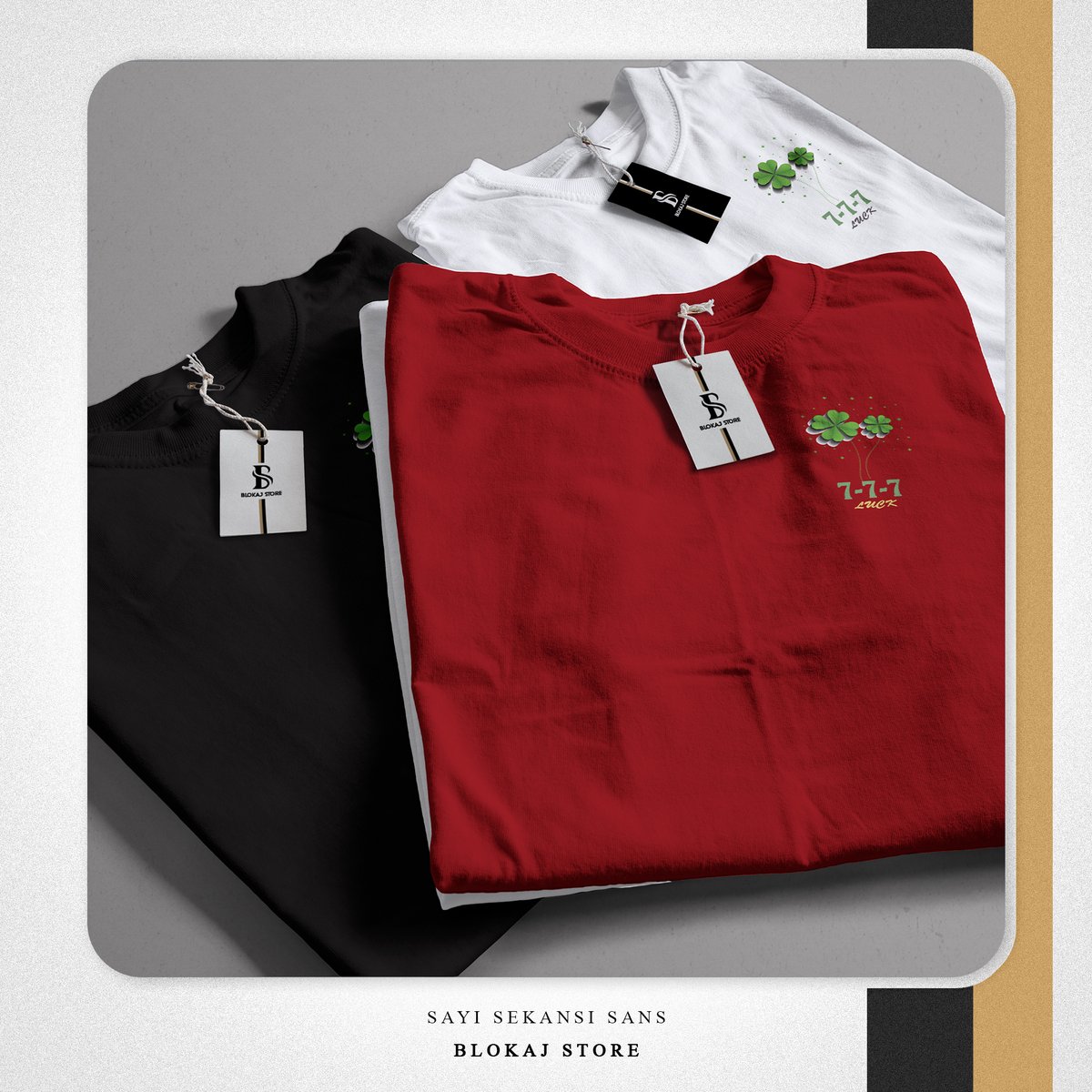 BlokajStore's tweet photo. 🍀Harika şeyler olmak üzerek bunu unutmayın! "7-7-7-" şans sayı sekansı satışta!
🧵 %100 Pamuk ve 1.Sınıf Compact Penye kumaş kullanılmıştır. 
🛒 https://t.co/kvcbip2LPB ve Instagram'da satışta . Sen de aramıza katıl !
#blokajstore #numaraloji #tshirt #sayısekansı  #şans  #luck https://t.co/Oh4p0Zz25M