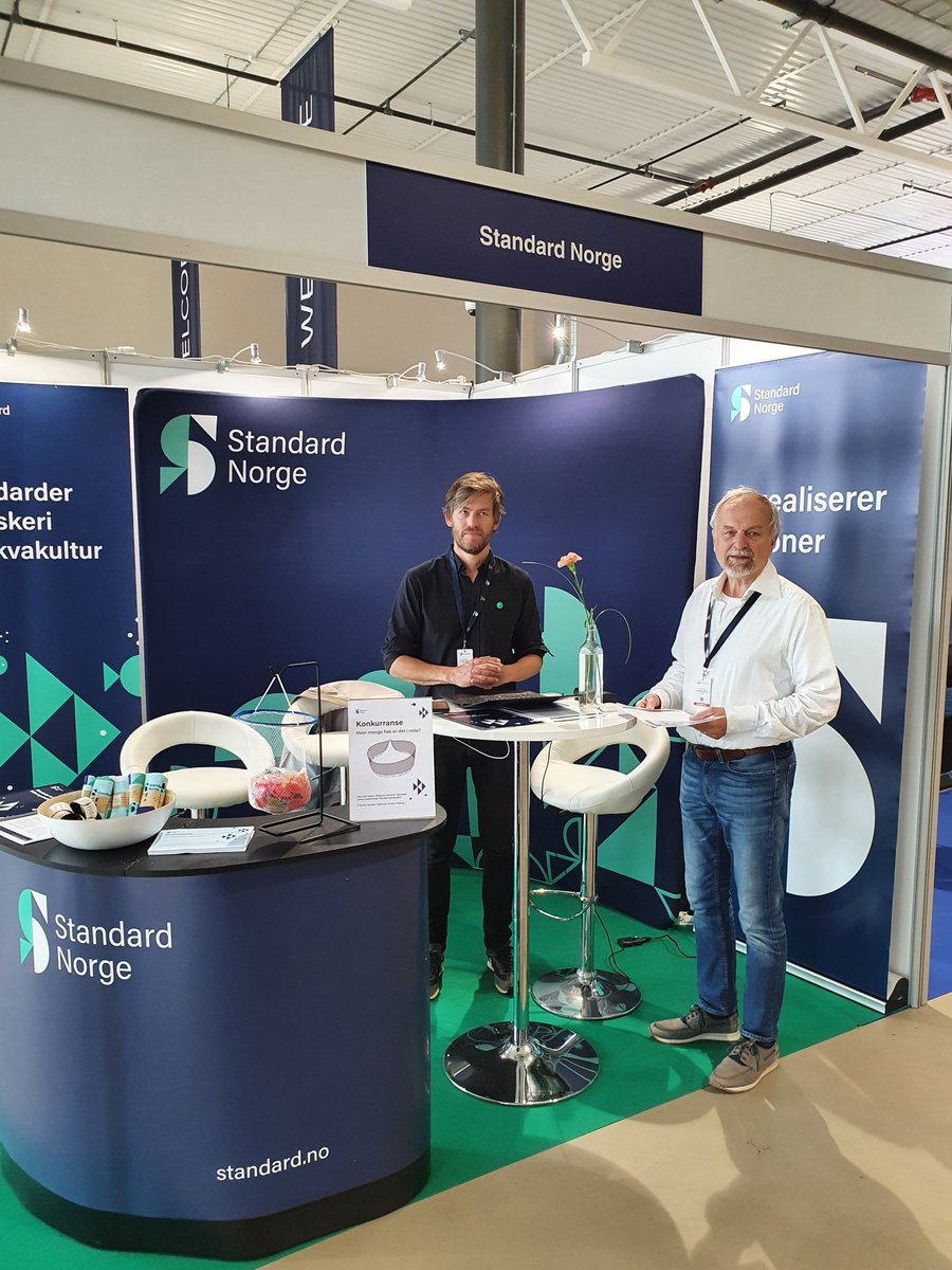 Vi er på #norfishing2022 Kom og snakk med oss om #standarder for #fiskeri. Stand D311