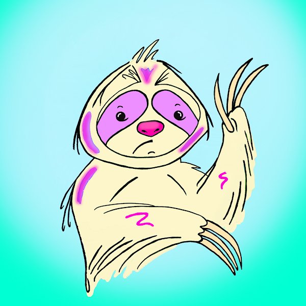 RaffGrillz_eth's tweet photo. These @RebelSloths are made with slow moving pixels🐌 NFTs are linked to a card game with eth distribution for holders 🤯. So many awesome projects out there that aren't just $ grabs, but need more 💜 https://t.co/HfWQWEoUWo