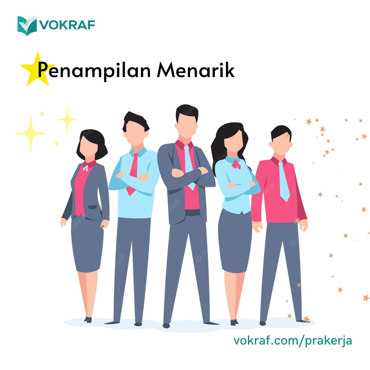 vokraf's tweet photo. 6. PENAMPILAN MENARIK
Penampilan menjadi salah satu penilaian penting bagi seorang HR saat wawancara kerja. Karna kesan pertama itu sangat penting yaa https://t.co/0xXqREpUdX