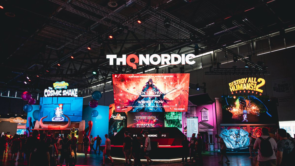 THQNordic's tweet photo. Day 2 of #gamescom2022! Alien planets and fantastic worlds await at the THQ Nordic booth in Hall 8.

Be among the first to play Destroy All Humans! 2 - Reprobed, SpellForce: Conquest of Eo and Outcast 2 - A New Beginning! https://t.co/qlmooLZPkN