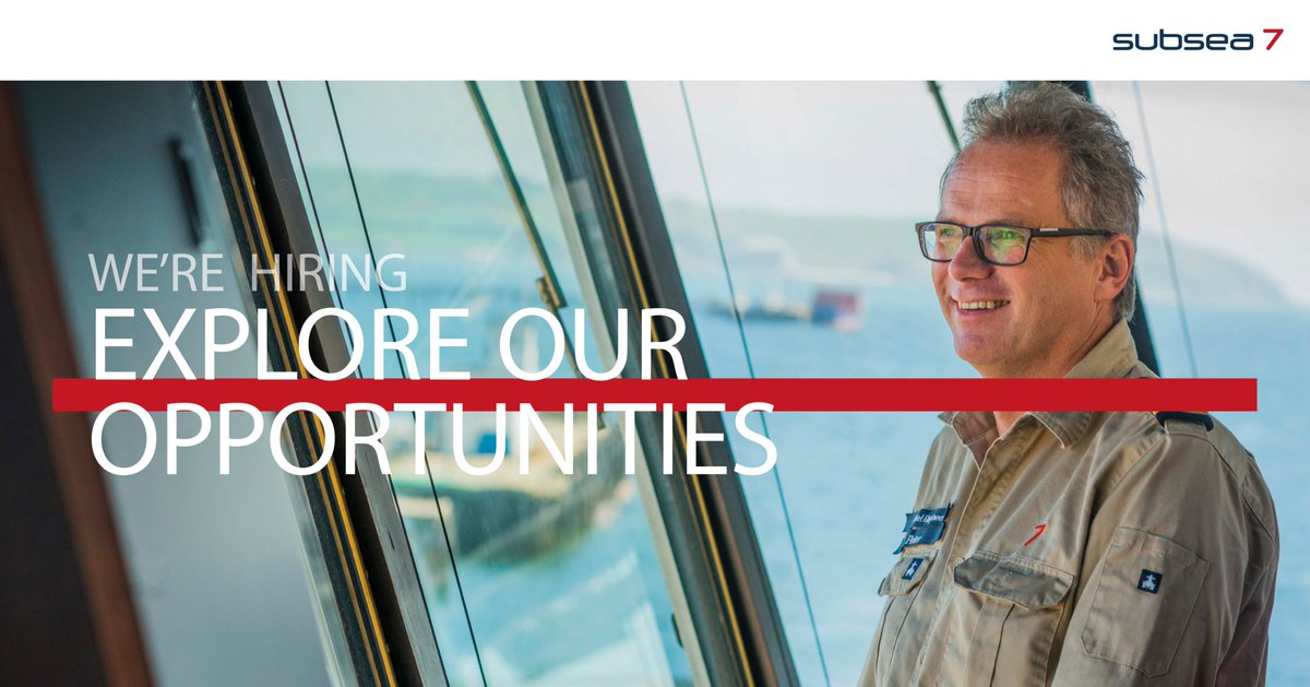 Subsea7Official's tweet photo. Looking for a new role?
No two careers are the same at @Subsea7Official. Whatever you are, whatever you do, onshore or offshore if you have passion and drive, youโll be empowered to achieve your ambitions.
https://t.co/jik90rYsM1
#Subsea7 #wearehiring #Being7 #JobOpportunities https://t.co/QafR86AtTf