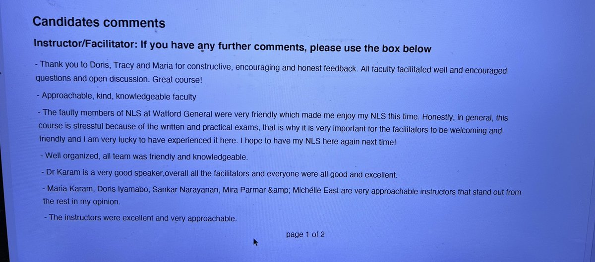 NLS Watford (@nlswatford) on Twitter photo It is always great to get feedback from our NLS courses <a href="/WestHertsNHS/">West Herts Teaching Hospitals NHS Trust</a> <a href="/whhtmaternity/">Maternity at West Herts NHS</a> <a href="/LifelnFastLane/">🖖Dr Sankara Narayanan🖖</a> <a href="/Maria_KBL/">Maria</a> <a href="/michelleeast/">Michelle East</a> <a href="/iyamabo_doris/">Doris Iyamabo</a> <a href="/Lottydog/">Tracy Miller</a> <a href="/TheNinjaMidwife/">Josie Reynolds</a> <a href="/ResusCouncilUK/">Resuscitation Council UK</a> <a href="/DrRachelJones/">Rachel Jones</a> It is always great to get feedback from our NLS courses <a href="/WestHertsNHS/">West Herts Teaching Hospitals NHS Trust</a> <a href="/whhtmaternity/">Maternity at West Herts NHS</a> <a href="/LifelnFastLane/">🖖Dr Sankara Narayanan🖖</a> <a href="/Maria_KBL/">Maria</a> <a href="/michelleeast/">Michelle East</a> <a href="/iyamabo_doris/">Doris Iyamabo</a> <a href="/Lottydog/">Tracy Miller</a> <a href="/TheNinjaMidwife/">Josie Reynolds</a> <a href="/ResusCouncilUK/">Resuscitation Council UK</a> <a href="/DrRachelJones/">Rachel Jones</a>