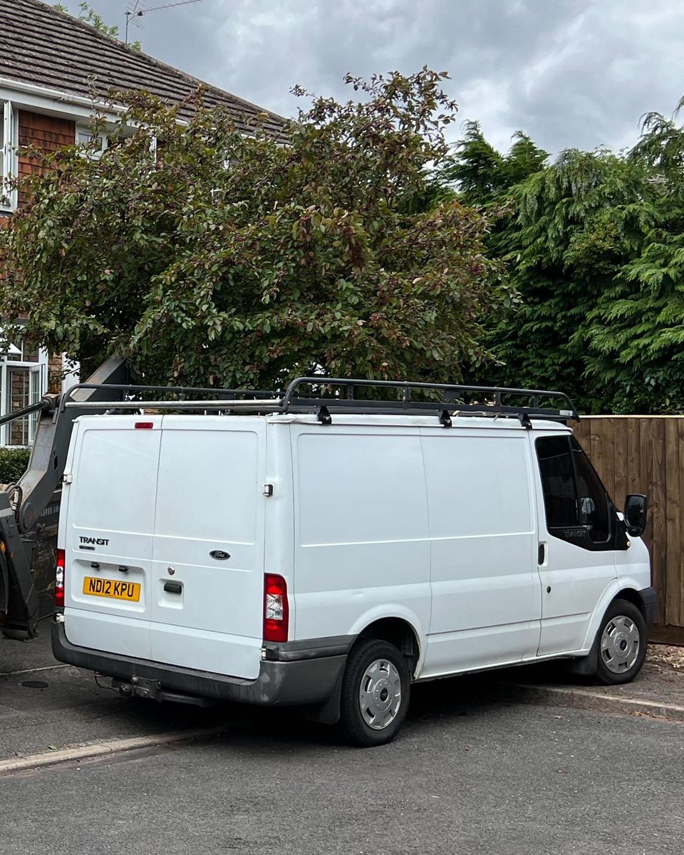 My dads Transit van, number plate ND12 KPU stolen last night from Wooburn Green.  It has fence panels/ part of a shed strapped to the roof with blue straps.  Taken at 11:45 last night! Literally his entire livelihood. Please make this too hot to handle!