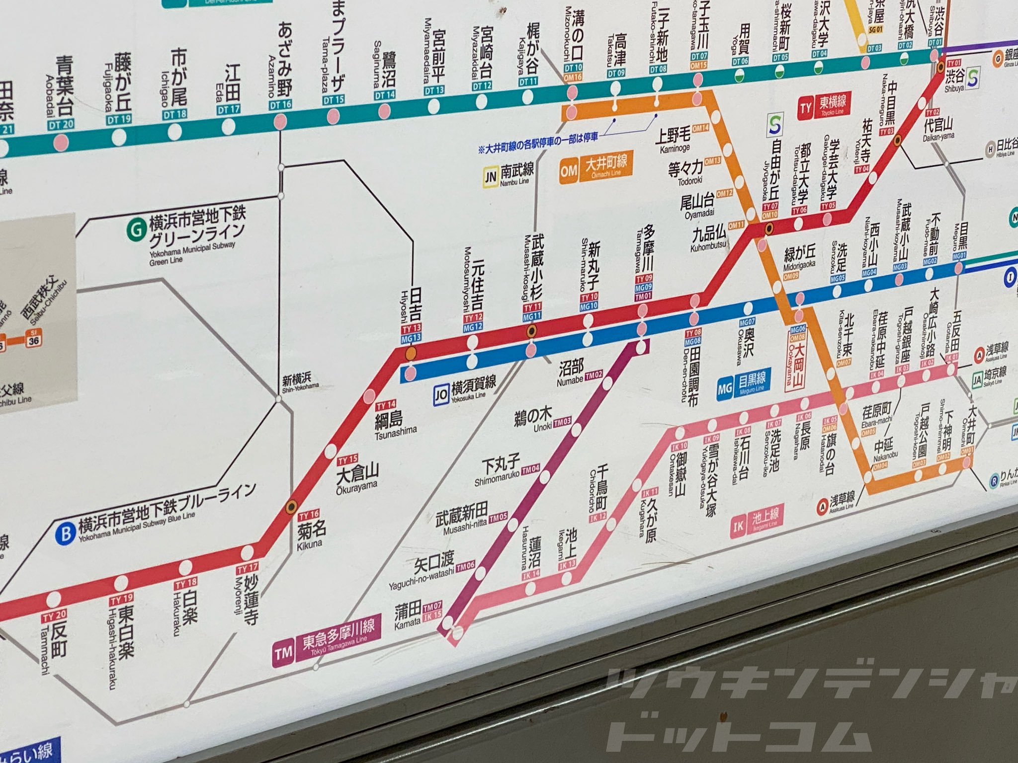 [路線図]東急線路線案内 路線図｜東急・東急電鉄公式サイト