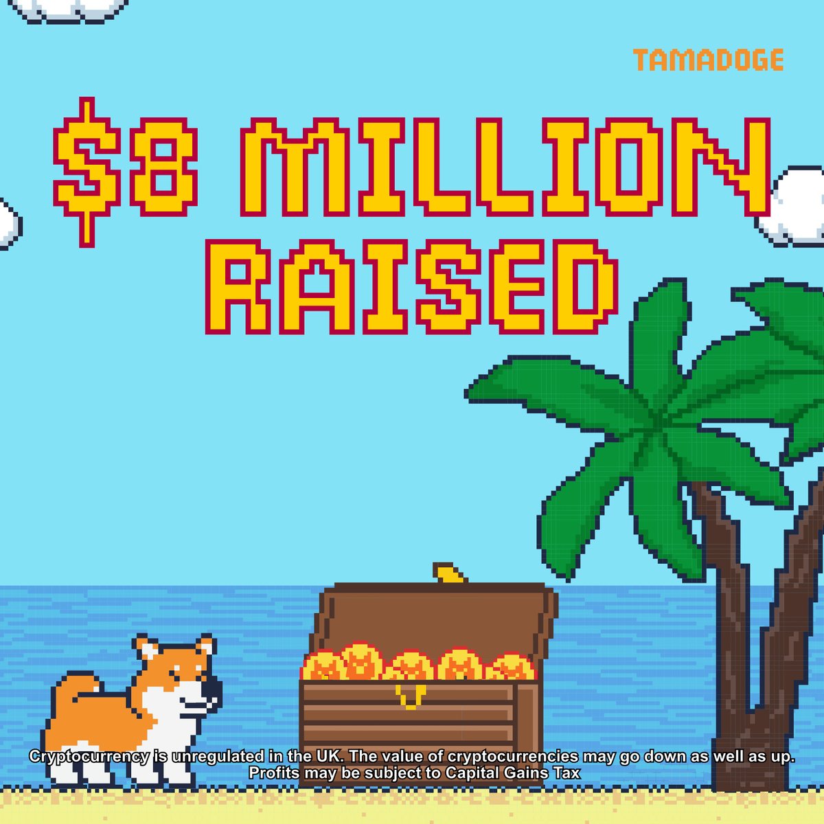 Tamadogecoin's tweet photo. 🚨🐕 ANNOUNCEMENT 🚨🐕

‼️ ANOTHER HUGE MILESTONE FOR #TAMADOGE ‼️

🔥Over $8,000,000 RAISED🔥

✅ YES-WE ARE SELLING OUT FAST! SOON WE'LL REACH ANOTHER STAGE OF PRESALE 

✅ CURRENTLY $0.0025 CHEAPER THAN THE NEXT STAGE‼️

JOIN PRESALE NOW AT https://t.co/8e6aPKpGi2 🚀 https://t.co/Ol7DvTVMYi