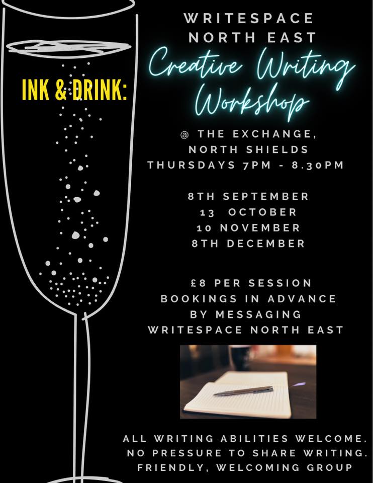attheexchange's tweet photo. There are still spaces left for Ink and Drink by @WriteSpace2. This creative writing opportunity to explore different themes and maybe share your work with the group (only if you want to) โ๏ธ๐
Held in our relaxed Cafรฉ Bar Area
#writing #creative #creativewrting https://t.co/UYUVHqaVgB