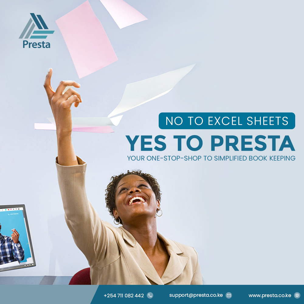prestaafrica's tweet image. Are you guilty of tracking your loans using excel sheets? And being overwhelmed after?
Worry not 'cause #presta has inbuilt software that caters for everything.
Want an easier way for bookkeeping, #presta has got you covered.
#softwardevelopment #prestaafrica #prestaforSACCOS