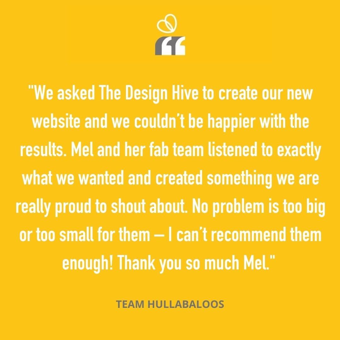 designhivetweet's tweet photo. Kicking of #ThankfulThursday with this amazing feedback from @hullabaloos_drinks
#thedesignhive #creativeagency #graphicdesignuk #graphicdesignagency #brandingagency #branddesigner #branddevelopment #graphicdesign #graphicdesigner #brandcreation https://t.co/pQCsOYL5v0