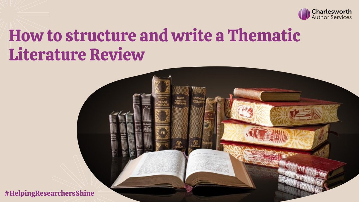CWGAuthors's tweet image. Doing a thematic review is the more common way to write your #LiteratureReview. Learn more about what it involves here.

👉 ow.ly/2UAq50KrgUQ

#HelpingResearchersShine🌟 #ResearcherEducation #AcWri #ECRchat #PhDchat #AcademicTwitter