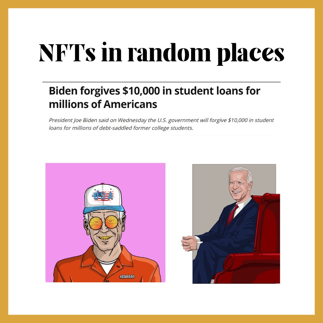 nftrapl's tweet photo. @POTUS nice move! hope many people get less burden by this! but try to solve the core problems that cause student debt. so more people get benefited from this in upcoming generations rather than some population getting benefited. #USA #BidenRecession #NFTCommunity #nftart #bear https://t.co/Ins4G9bU8X