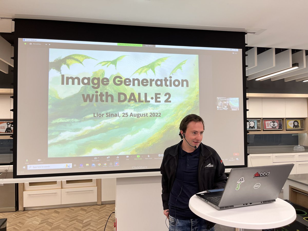 bbdatc's tweet photo. You’ve heard of image recognition. Our last speaker’s #TechAway talk looks at image generation! https://t.co/AGlItOGZi0