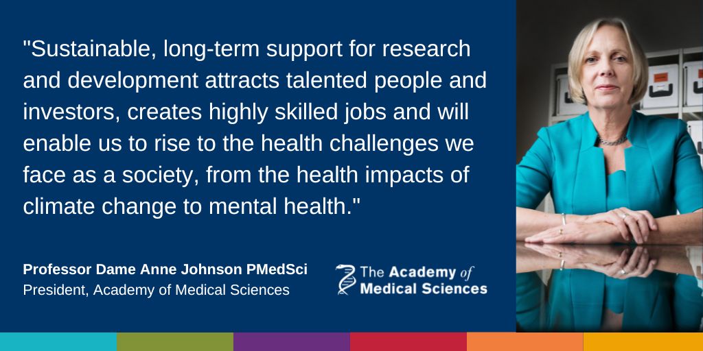 <a href="/RishiSunak/">Rishi Sunak</a> &amp; <a href="/trussliz/">Liz Truss</a> have vowed to secure Britain’s status as a “science and technology superpower”.

After a rapid response to Covid-19, medical research needs more than a pat on the back.

Our President, Professor Dame Anne Johnson PMedSci's letter in <a href="/thetimes/">The Times and The Sunday Times</a> today: