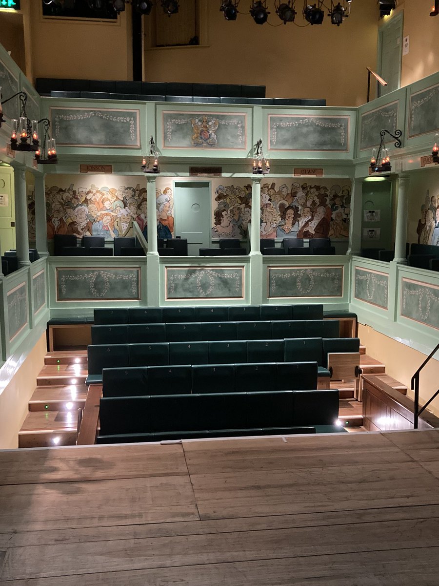 cwilkinson63's tweet photo. We had a very interesting tour around the Georgian theatre in Richmond. Have a look if you are ever there. Very small, but can imagine it being packed to the rafters in the 18th century! Still open and showing a variety of performances from panto to tribute bands to opera. https://t.co/jHKRhHcfh9