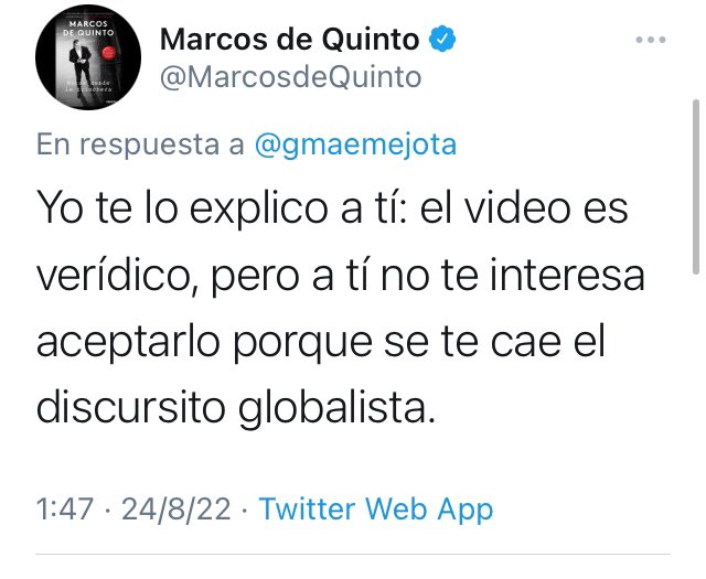 Cuando un “empresario, ejecutivo especialista en marketing y vicepresidente de The Coca-Cola Company entre 2015 y 2017” tiene los huevazos de llamar “globalistas” a los demás.