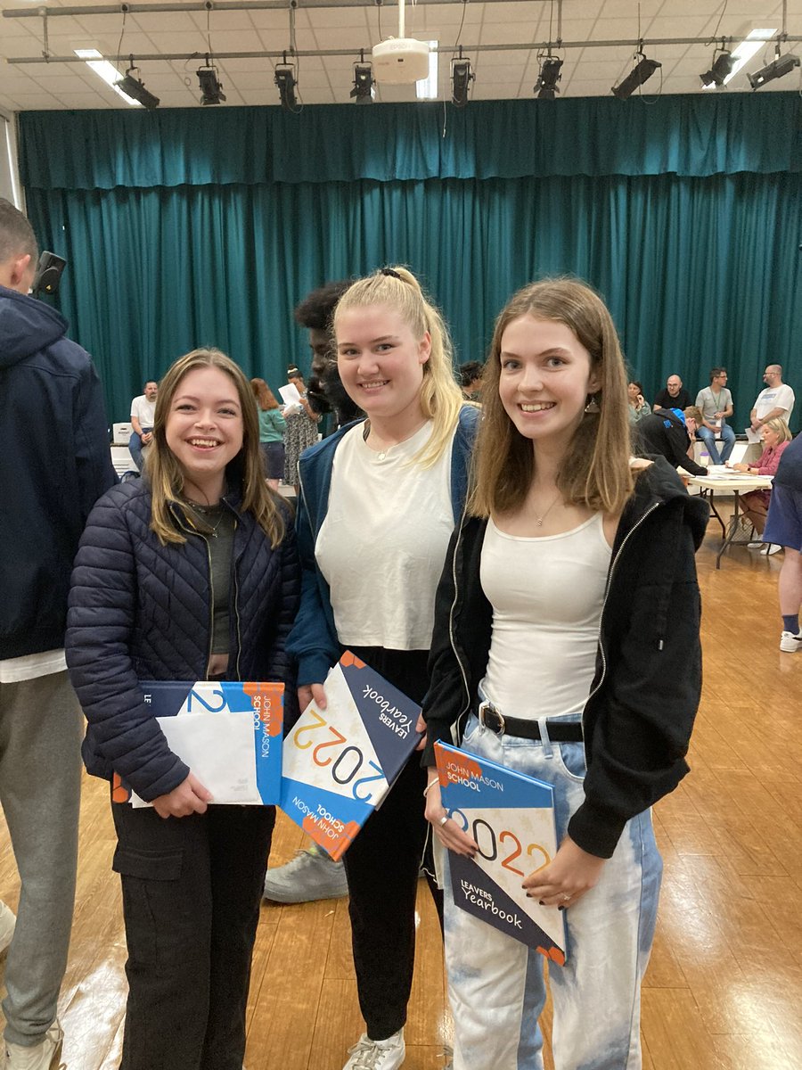 HeadteacherJMS's tweet photo. Congratulations to all our JMS students receiving their GCSEs today. So many happy faces. So proud! https://t.co/D4DYLLClJg