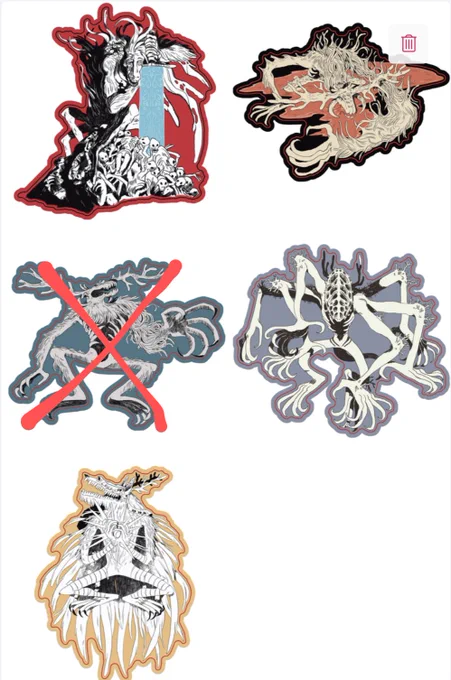 hi Bloodborne people, my sticker set is currently a giant 50% OFF!! Low stock so buy up while you can, clearing out to replace with different designs 