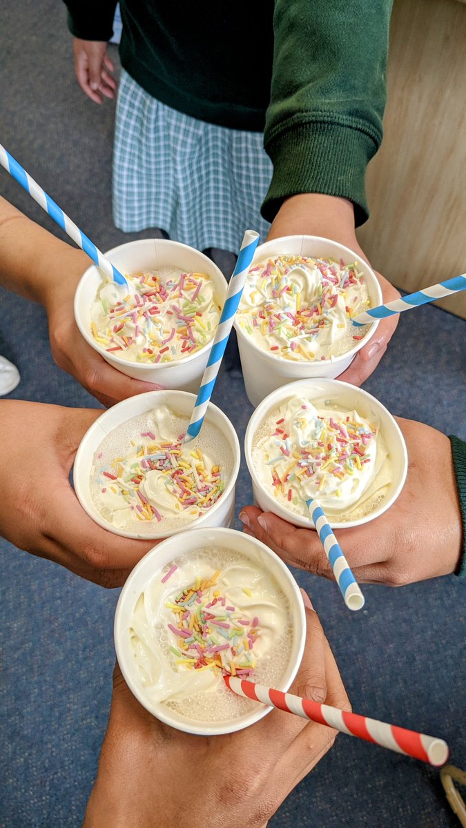 As part of our focus on informative texts, 4/5F developed a procedure on how to make a chocolate milkshake. We certainly had fun as we put our method to the test... Chocolate milkshake topped with icecream, whipped cream and sprinkles! ✨ <a href="/IngleburnPs/">Ingleburn PS</a>