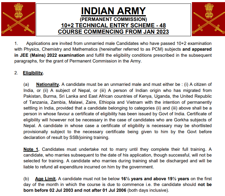 major_madhan's tweet photo. #JoinIndianArmy - Golden Opportunity for 12 Students ( PCM )to pursue their Engineering  with #Indianarmy and join the powerful force as an Officer post completion of your degree. Please give a wider reach! https://t.co/V7tYu06BKi