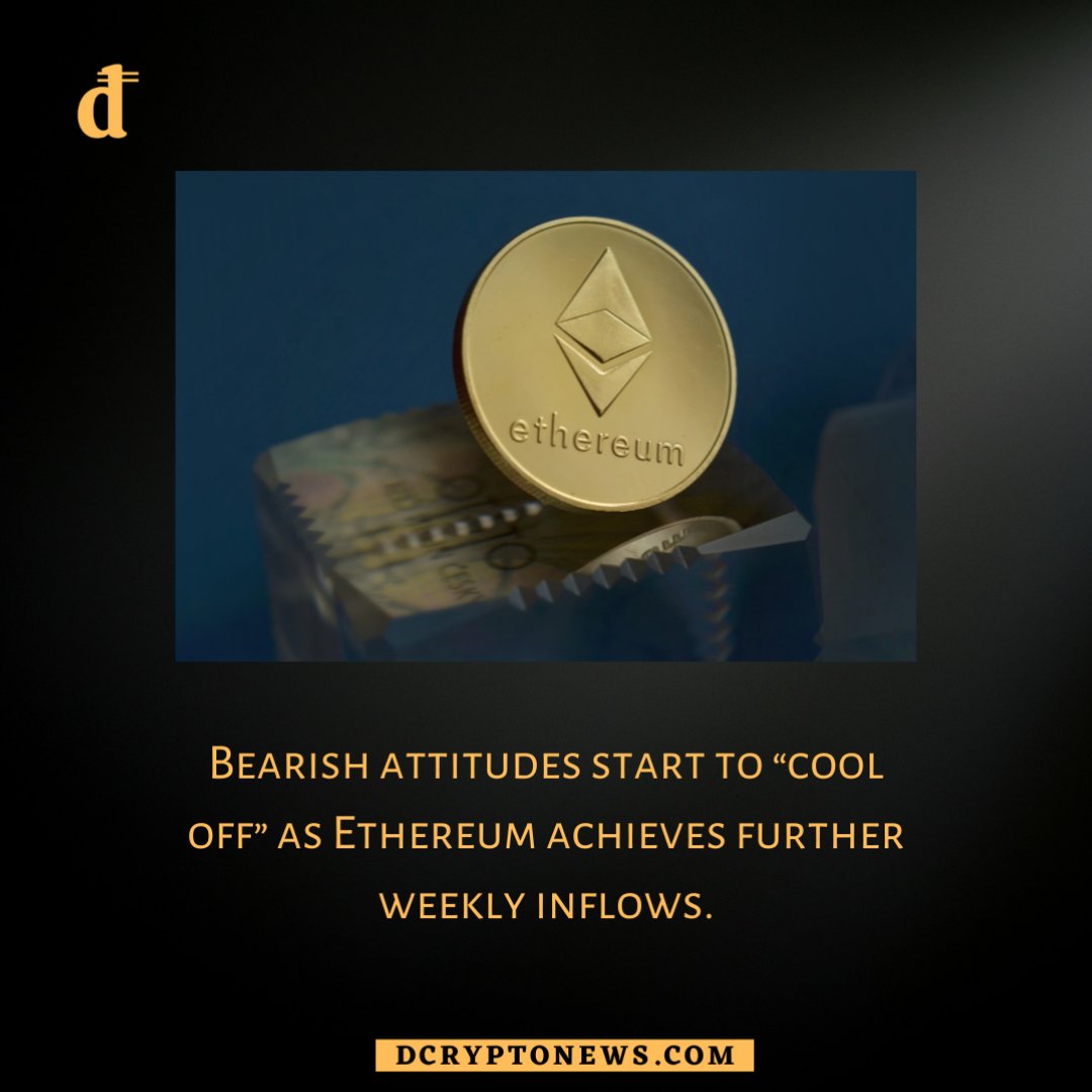 As Ethereum announced its 3rd consecutive week of gains the weekly report from CoinShares for the week ending reveals that the market attitude is fading
#cryptocurrencynews #cryptotrading #cryptocurrencyexchange #cryptocurrencymining #cryptocurrencymarket #cryptocurrencycommunity