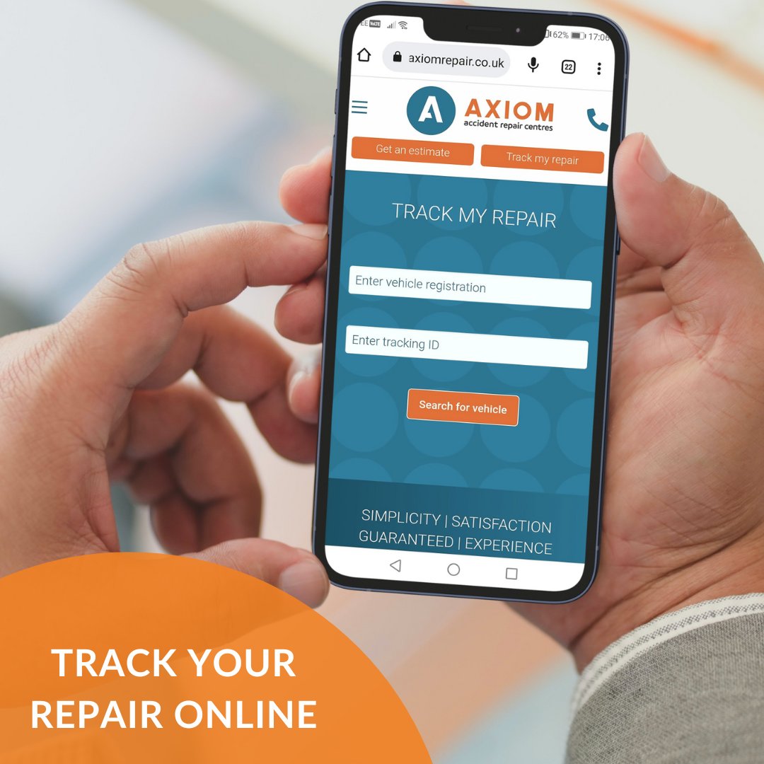 AXIOM_Repair's tweet photo. Are you getting your car repaired with us?

Did you know you can check the progress on your car repair?

Track your repair by entering in your vehicle registration and tracking ID and get an instant update: https://t.co/OydodPNZ30

#carrepair #bodyshop #repair https://t.co/d88BlGrd4H