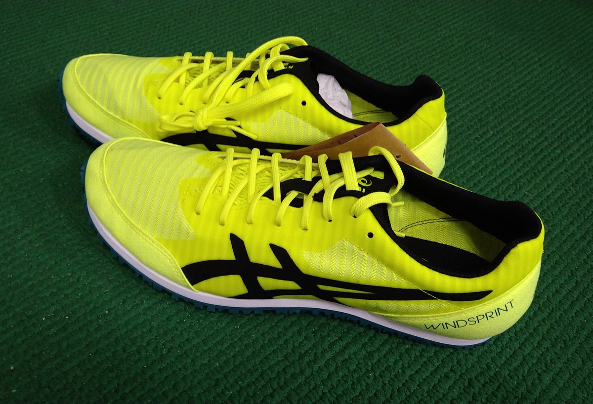 athens_tf's tweet photo. 【WINDSPRINT 2】
WINDSPRINT 2 1093A117.750 新色SAFETY YELLOW/BLACK入荷しました。
#アシックス #ウインドスプリント #asics #WINDSPRINT #陸上スパイク https://t.co/bjbNDdyXEo