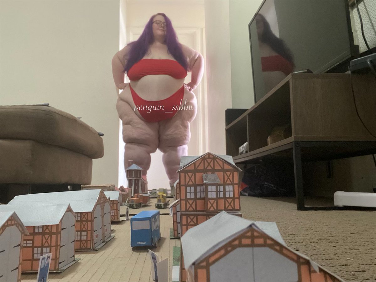 penguin_ssbbw's tweet photo. Want to watch a giantess crush this village with her big feet and huge ass? With slow mo versions, photos, and gifs here https://t.co/JcVqxCEEol https://t.co/uStOs9AYRT