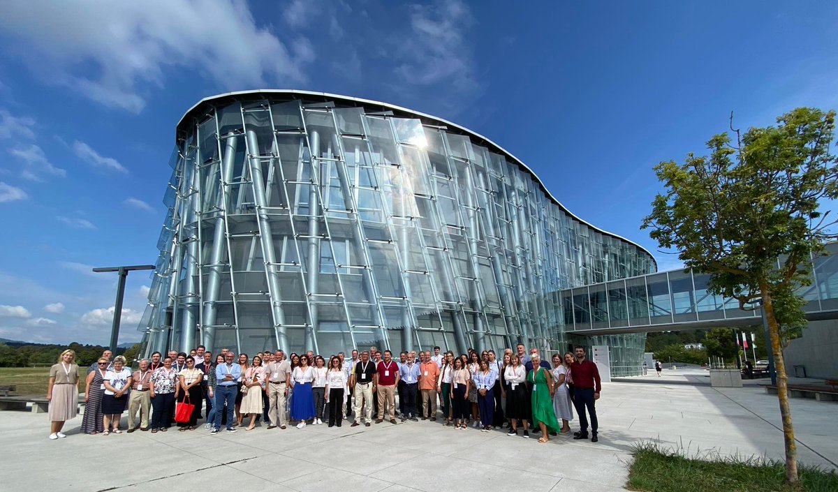 3rd European COST NECTAR (Network for Equilibria and Thermodynamics Advanced Research) Conference in Ljubljana, Slovenia. Attendants from cca. 15 countries in front of our Faculty of Chemistry (UL FKKT) building. @CostNectar