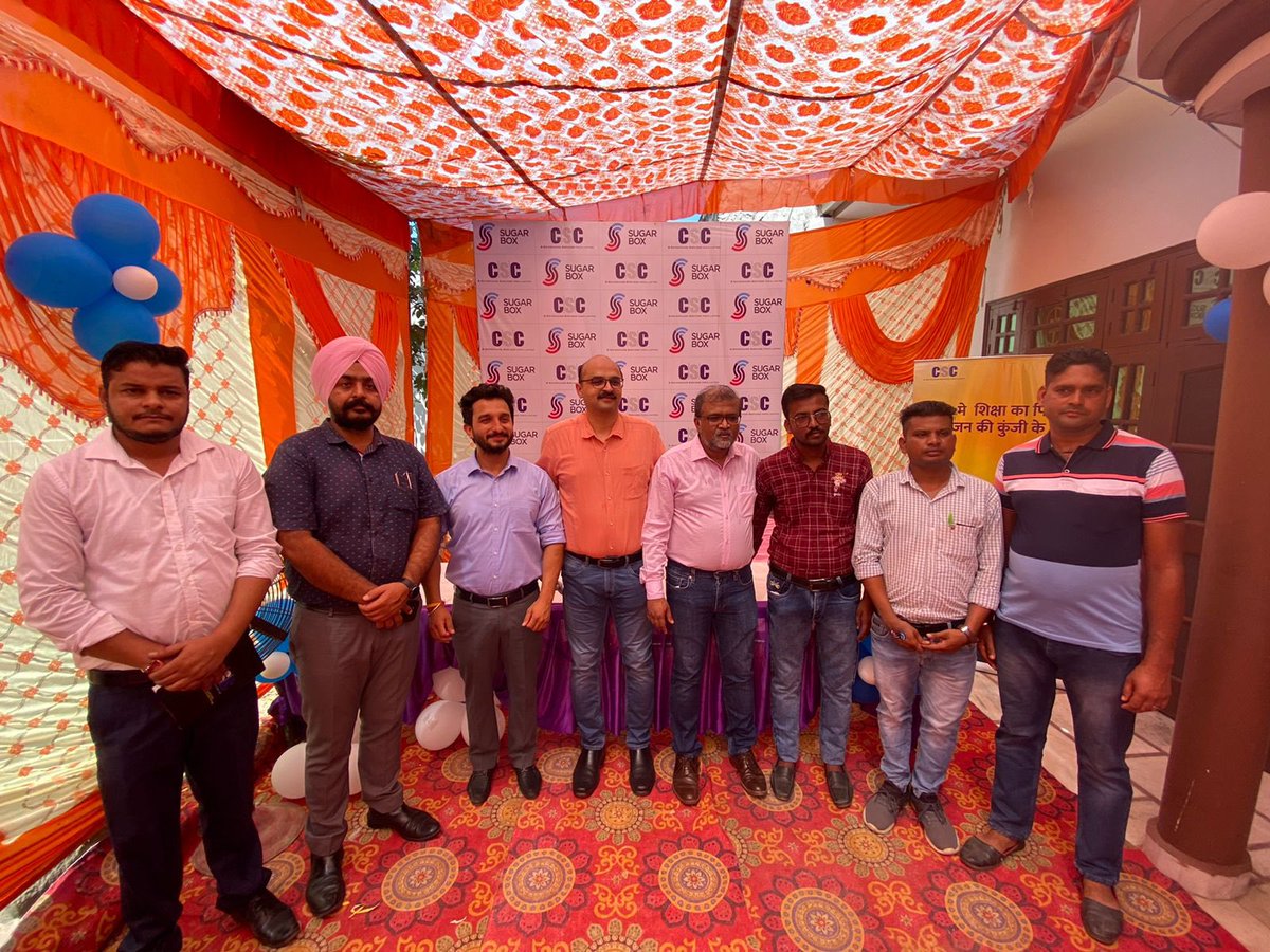 SugarboxN's tweet photo. #CSC in partnership with #SugarBoxNetworks is enabling #digitalaccess to information in Haryana's Safilpur to provide disruptive solutions for the people 🚀 

@dintya15 @ripunjaybararia @CSCegov_ https://t.co/ocLdTs3vb8