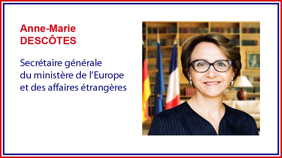 femmesdiplo's tweet photo. Femmes et Diplomatie félicite @amdescotes pour sa nomination en tant que secrétaire générale du MEAE, 1ère #femme à ces fonctions !
Nous lui souhaitons pleine réussite et saluons cette avancée majeure en faveur de la #parité et de l' #égalitéprofessionnelle au ministère. https://t.co/585rg5g3Wk