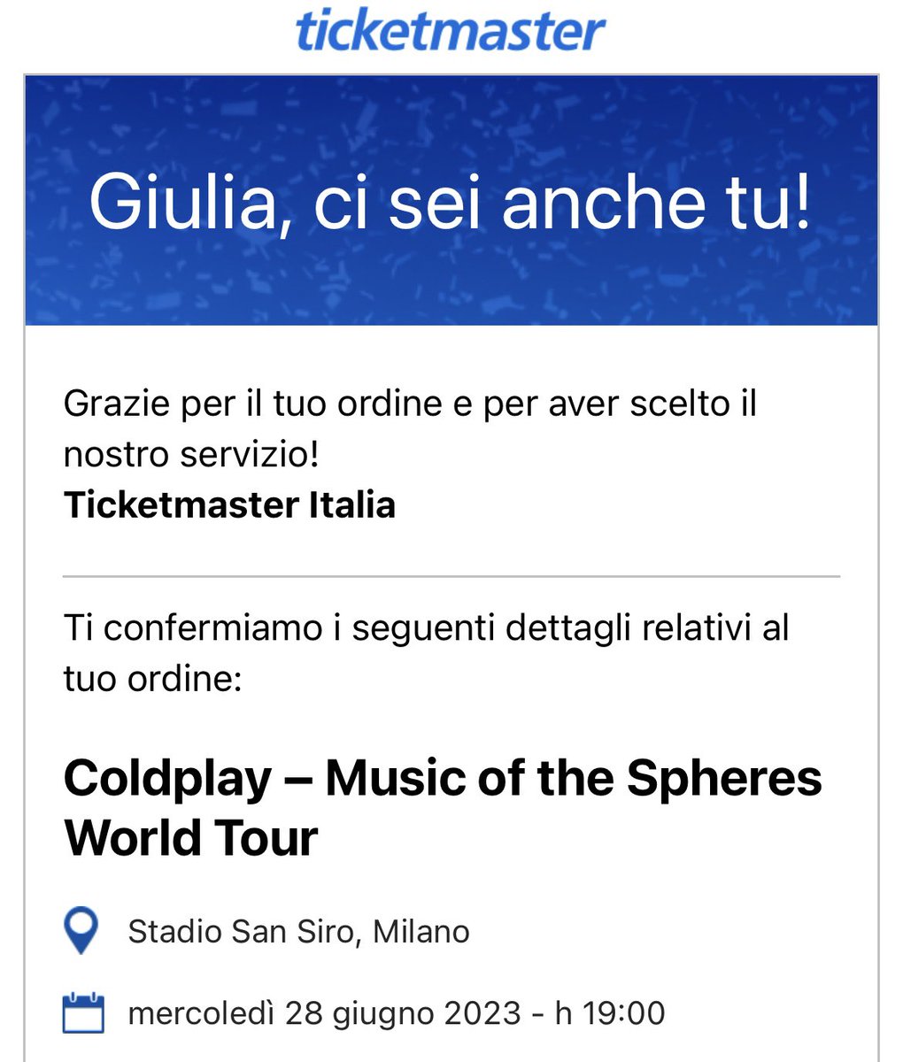 giulis_fr's tweet photo. Ho speso un patrimonio? SI MA VA BENE LO STESSOOOOOOOOO #Coldplay #coldplayMilano https://t.co/1ot0HuitHL