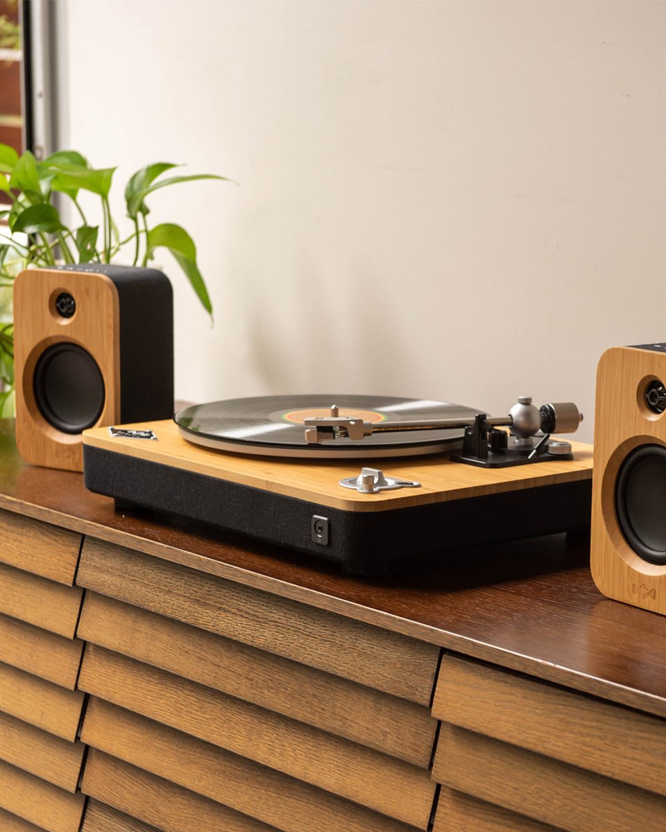 Your vinyl deserves better. 

Upgrade to a sustainable sound system designed to breathe life back into your favourite records.