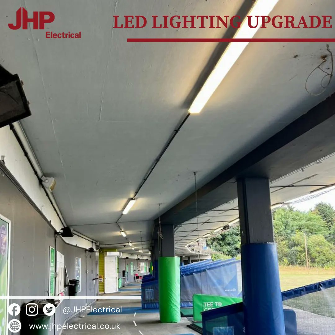 JHPElectrical's tweet photo. Another project completed ✅.
The team have recently completed the lighting installation at Trent Park Golf Club – installing brand new LED lights throughout their golf bays ⛳.
Great job team 👏.
Find out more: https://t.co/i3p1tgncTA
#jhpelectrical #electrian #electricty https://t.co/xDZYtPF5GA
