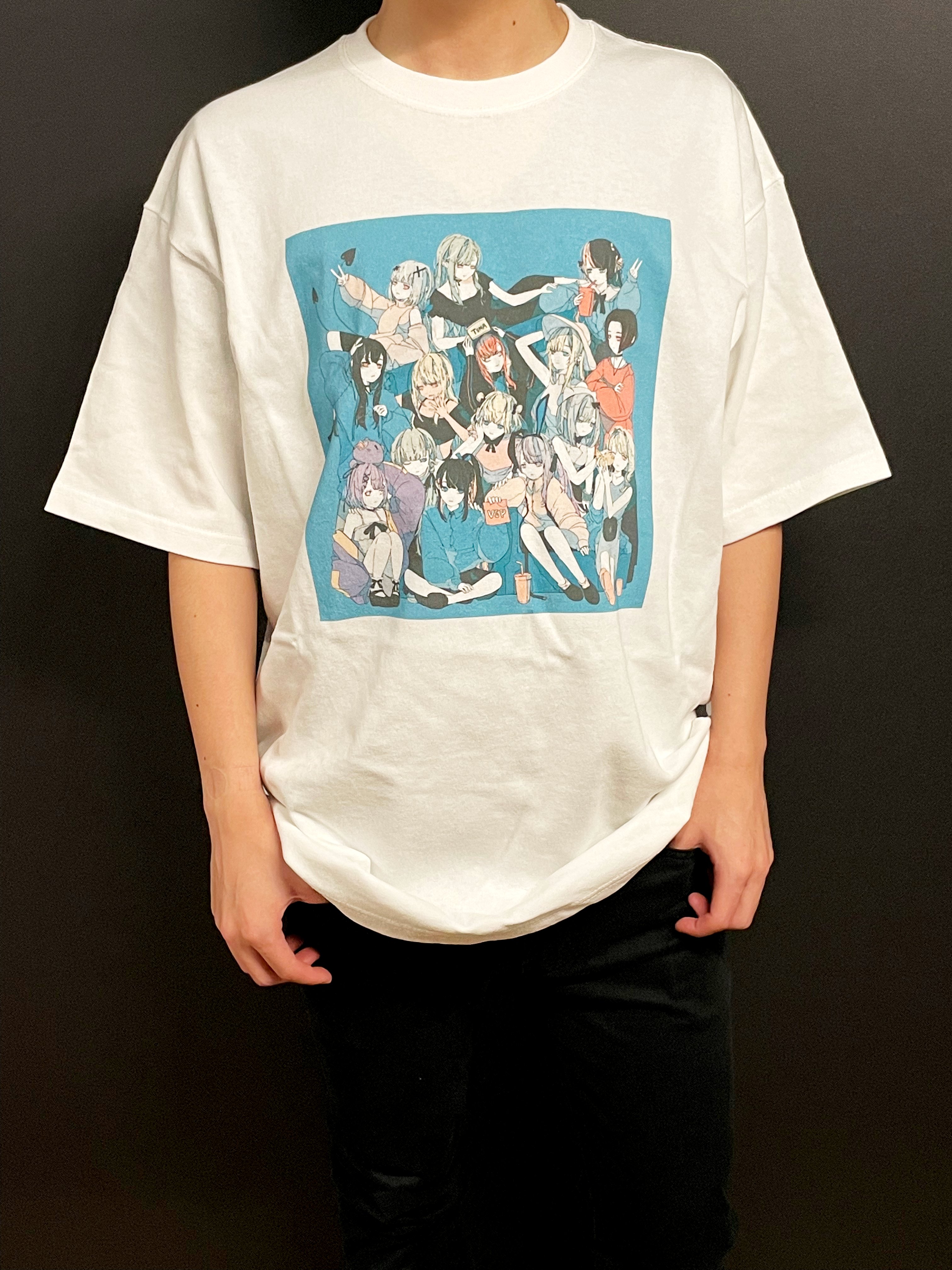 ぶいすぽっ！ ビッグシルエットTシャツ【春先生描き下ろし】 L