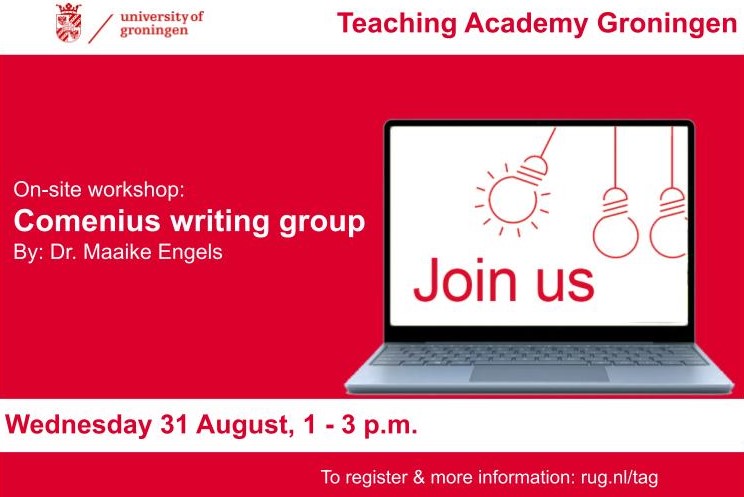Are you interested in applying for one of the Comenius scholarships? Would you like to write a strong qualitative proposal? Join the Comenius writing group!