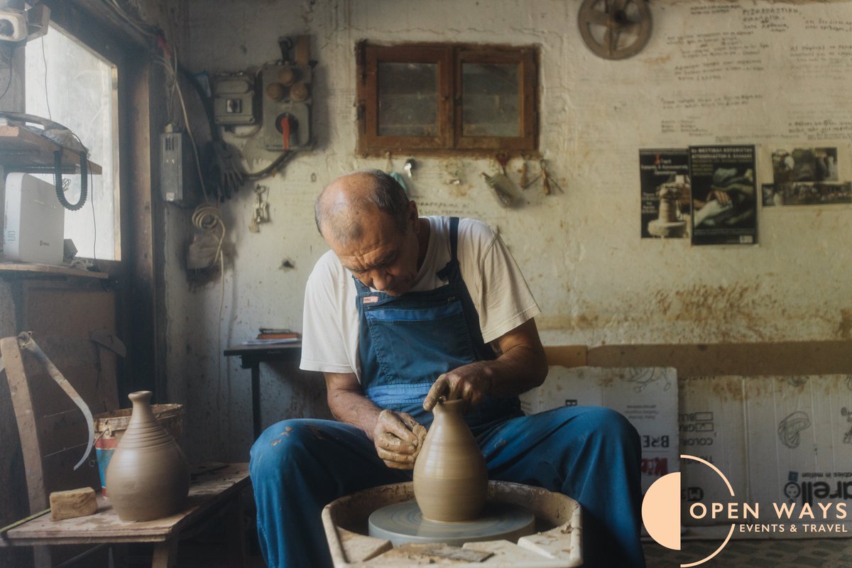ways_open's tweet photo. Life is like potter's clay, it gets shaped by our own hands.
For more information: https://t.co/mVvVFdLzmN
#GOMED #ONEMED #BreathingLand #livelikelocal #olympusriviera #visitcentralmacedonia #openways #MYthicpaTHS #experiencekaterini #slowtourism #sustainable #Medpearls #pottery https://t.co/3olOQ3FCWU