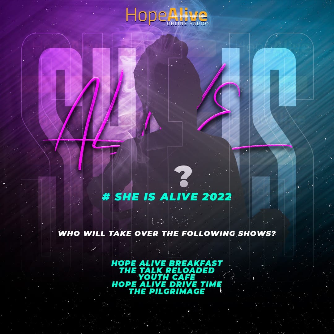 HopeAlive_Radio's tweet photo. #SheIsAlive IS HERE‼️‼️
REVEAL TOMORROW
We giving TEN women from different walks of life an opportunity to takeover all shows https://t.co/z9NXrl4rVc