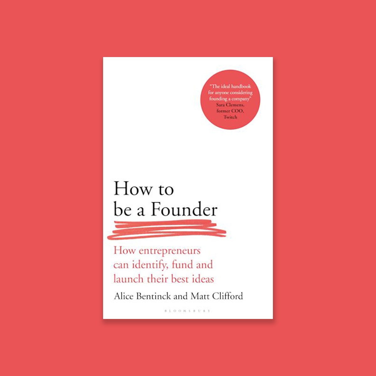 ‘How to be a Founder’ by @alicebentinck and <a href="/matthewclifford/">Matt Clifford</a> is out today. 

Gain the insights, advice and lessons you need to lay the foundation for a globally successful company. 

Here’s how to get your copy: howtobeafounder.com