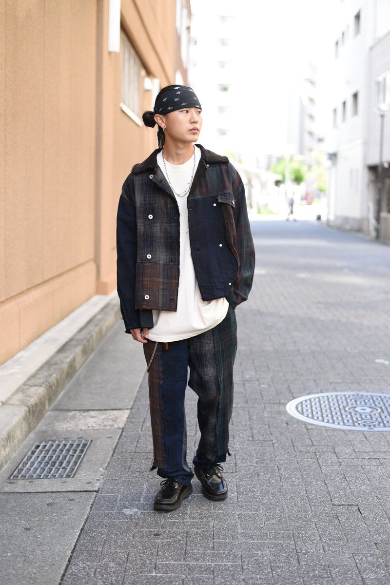 GODONitami's tweet photo. 〜NEW ARRIVAL〜

#masterkeyjp
☆SCRAMBLE-SETUP

＊JACKET＊
〈SIZE〉1.2
¥29000+tax(¥31900)
日本製🇯🇵

＊PANTS＊
〈SIZE〉FREE
¥22000+tax(¥24200)
日本製🇯🇵 https://t.co/mfQce34u6M