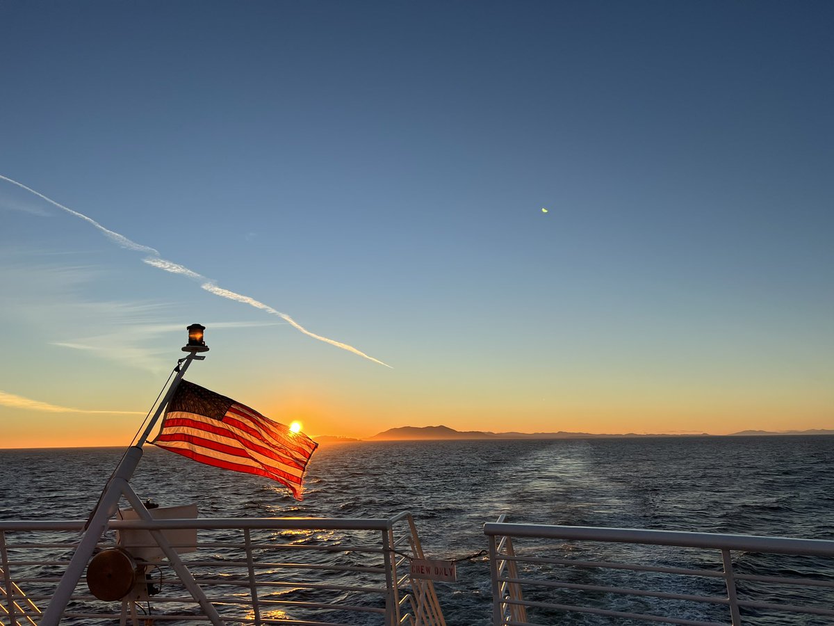 This was on a boat ride from Alaska to Washington